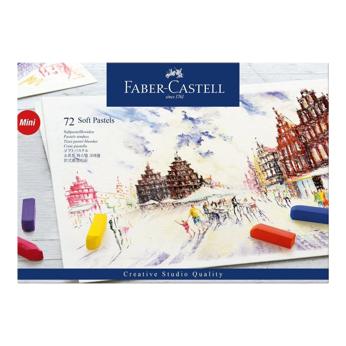 Creioane Pastel Soft Mini 72 Culori Faber-castell