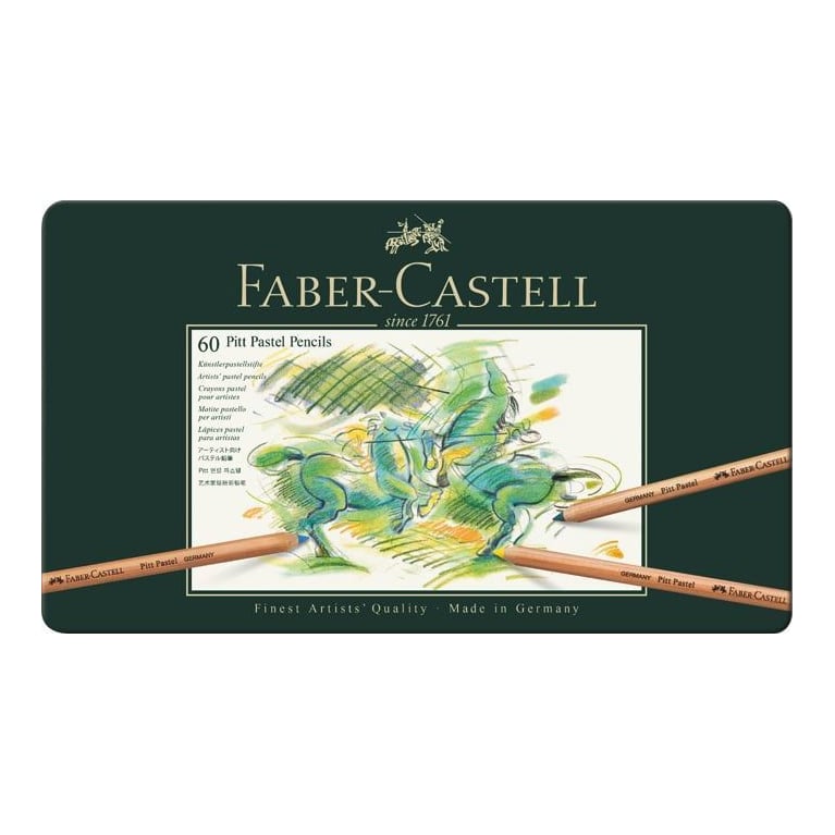 Creioane Pastel Pitt 60 Culori Faber-castell