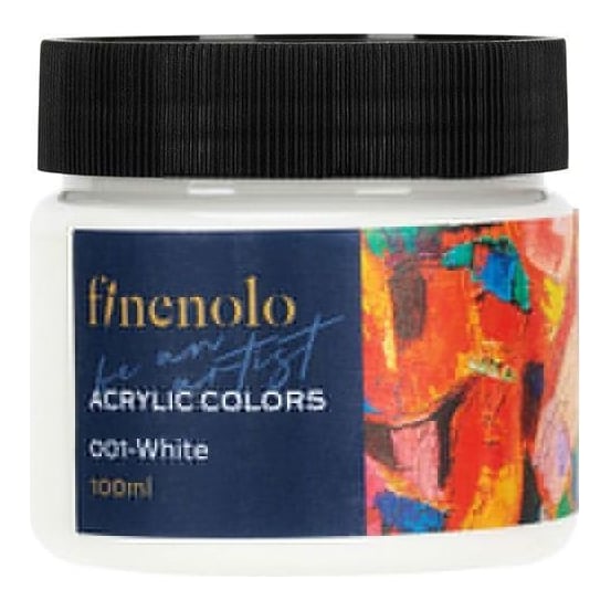 Culori Acrilice 100ML Alb Finenolo Deli