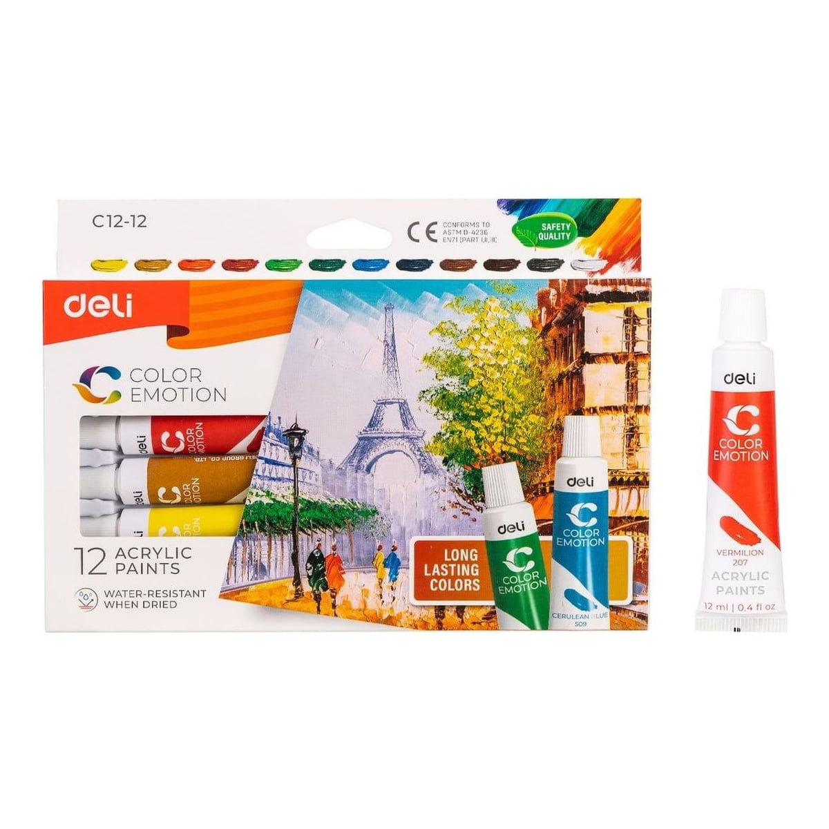 Culori Acrilice 12 Culori 12ML Deli