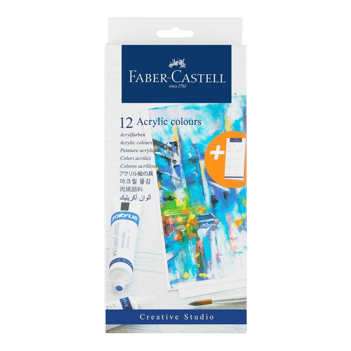 Culori Acrilice 12 Culori 20ML Faber-castell