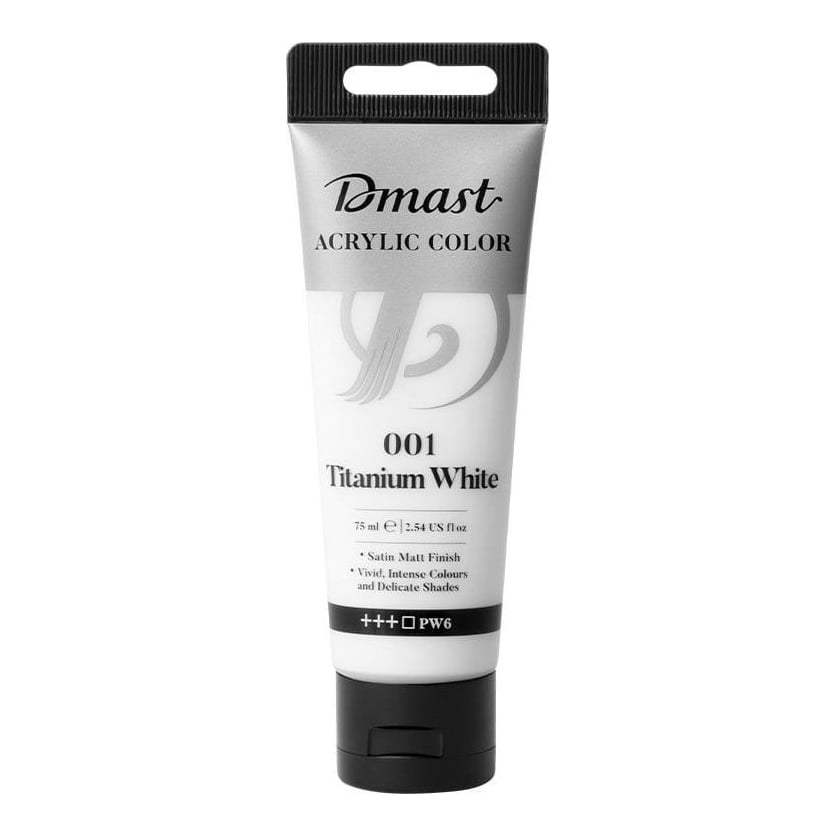 Culori Acrilice Profesionale 75ML Alb Titan 001 Dmast By Pebeo