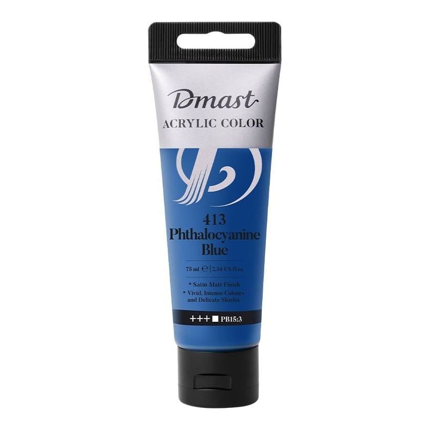Culori Acrilice Profesionale 75ML Albastru Phtalat 413 Dmast By Pebeo