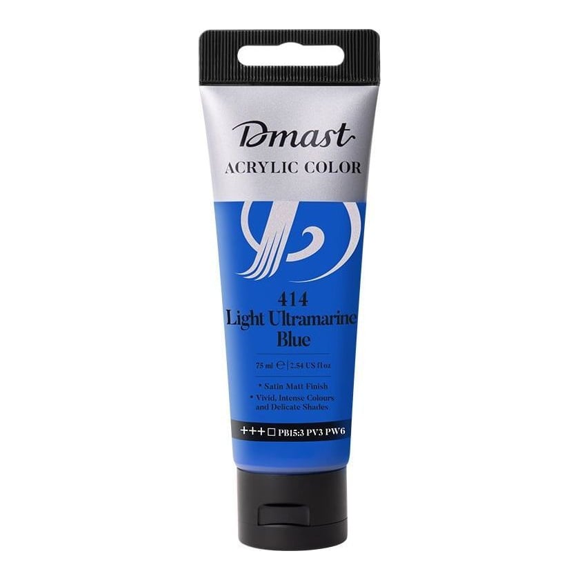 Culori Acrilice Profesionale 75ML Albastru Ultramarin Deschis 414 Dmast By Pebeo
