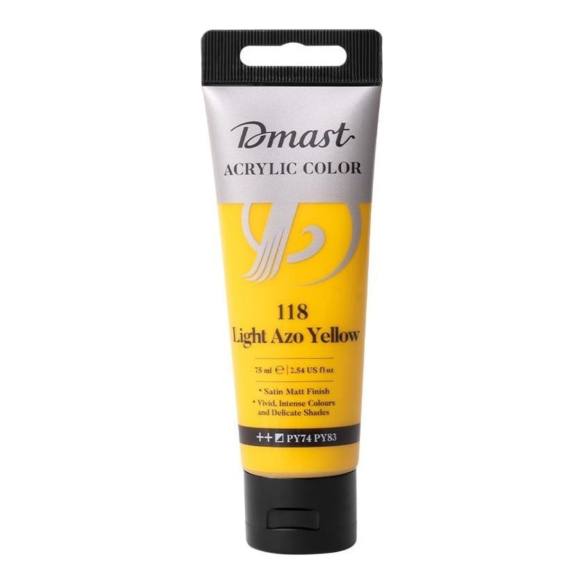 Culori Acrilice Profesionale 75ML Galben Deschis 118 Dmast By Pebeo