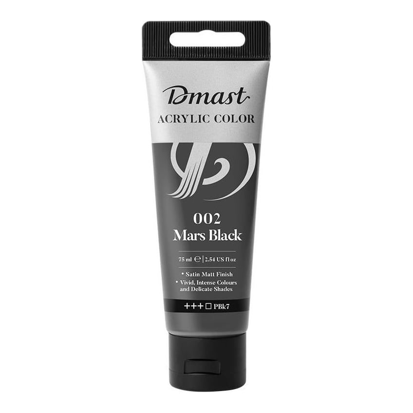 Culori Acrilice Profesionale 75ML Negru Marte 002 Dmast By Pebeo