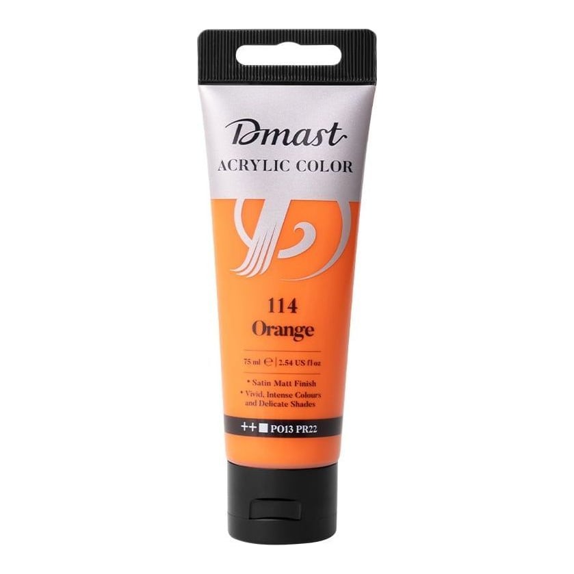 Culori Acrilice Profesionale 75ML Portocaliu 114 Dmast By Pebeo