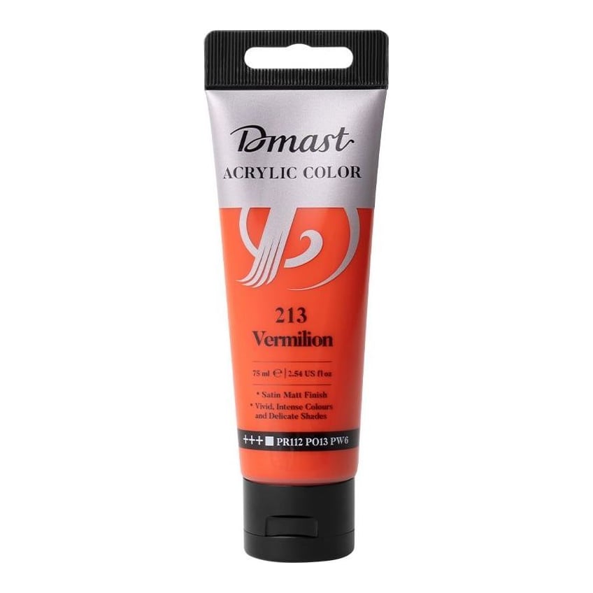 Culori Acrilice Profesionale 75ML Portocaliu Intens 213 Dmast By Pebeo