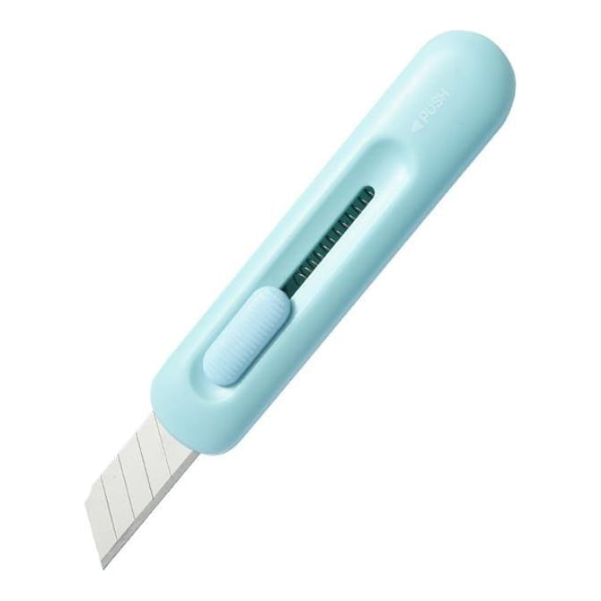 Cutter Mini Culori Asortate Longreen Plastic Reciclat Deli