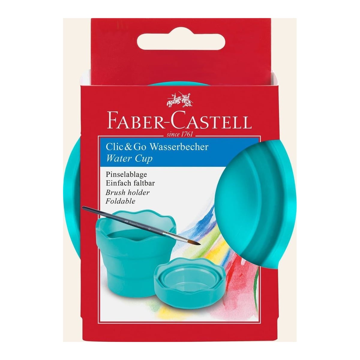 Cutie Apa Click-go Turcoaz Faber-castell