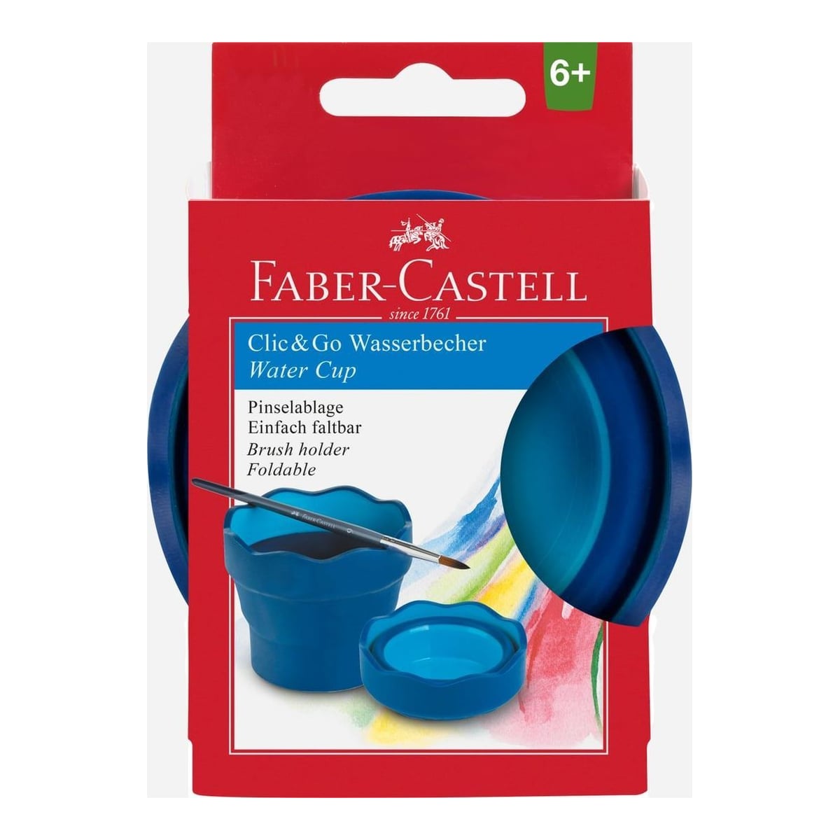 Cutie Apa Click-go Albastra Faber-castell