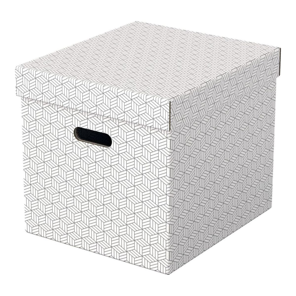 Cutie Depozitare Cu Capac 36 X 32 X 31CM Alba Recycled Fsc 3/Set Esselte