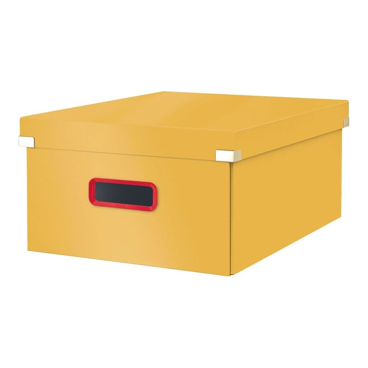 Cutie Depozitare Cu Capac Si Maner Pliabila 36 X 20 X 48 Cm Galben Chihlimbar Cosy Leitz