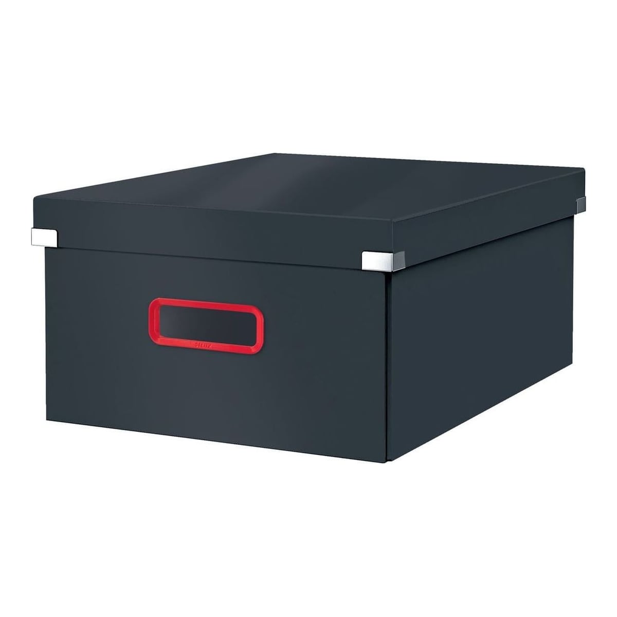 Cutie Depozitare Cu Capac Si Maner Pliabila 36 X 20 X 48 Cm Gri Antracit Leitz