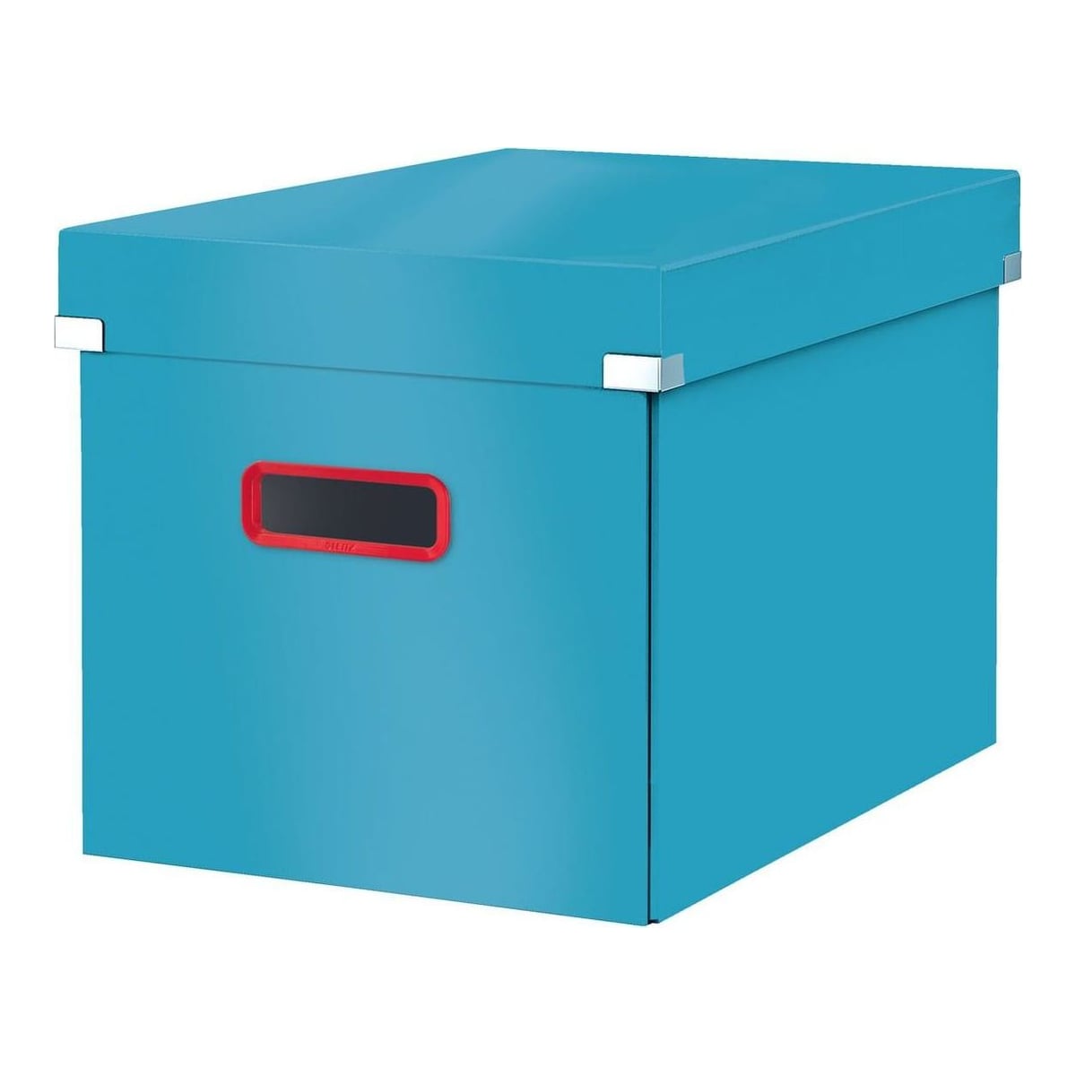 Cutie Depozitare Cu Capac Si Maner Pliabila 32 X 35 X 36 Cm Albastru Celest Cosy Leitz