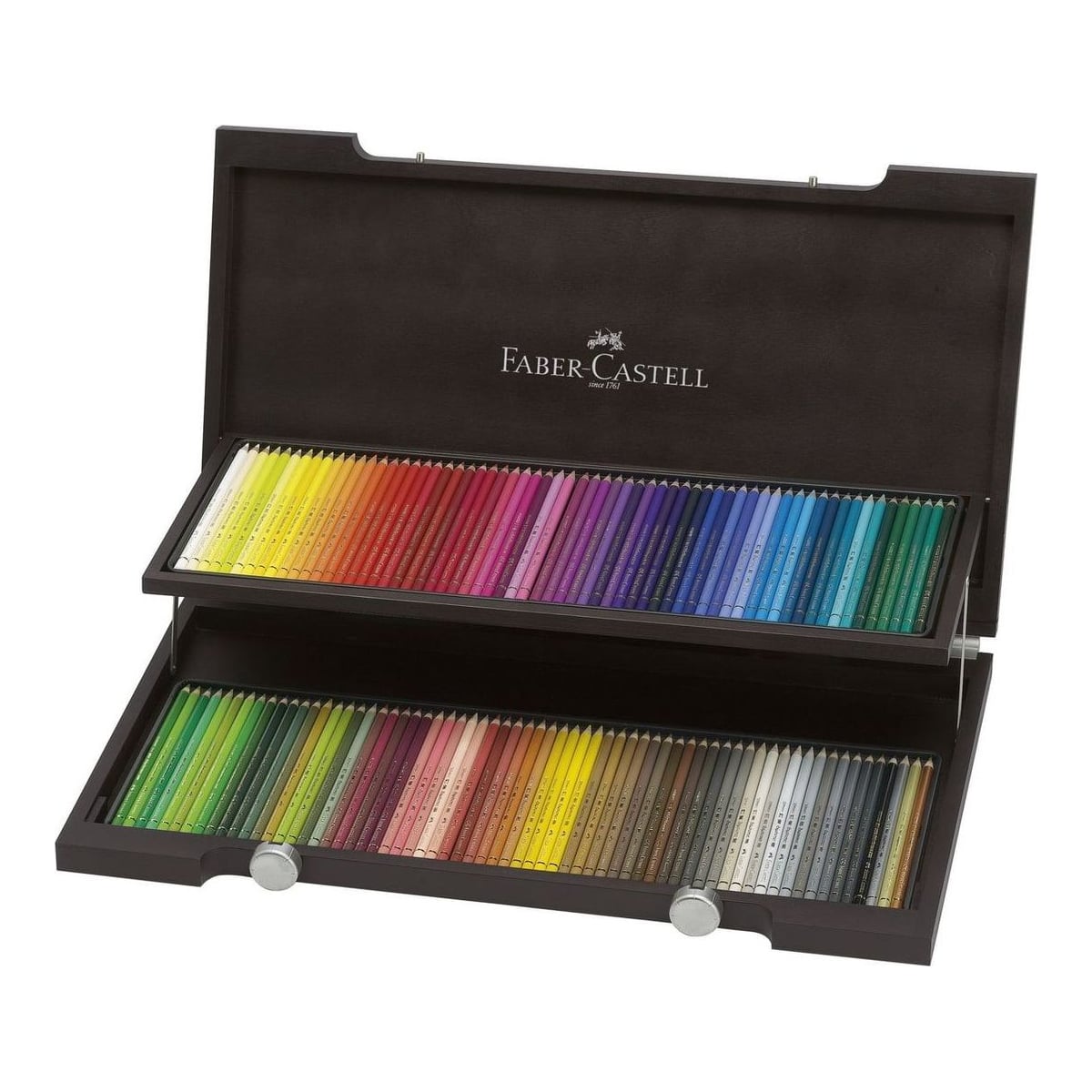 Cutie Lemn 120 Creioane Colorate Polychromos Faber-castell