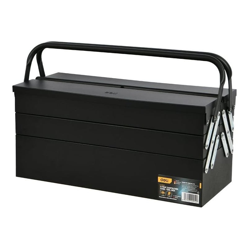 Cutie Metal Cu Maner 3 Nivele Pentru Scule Deli