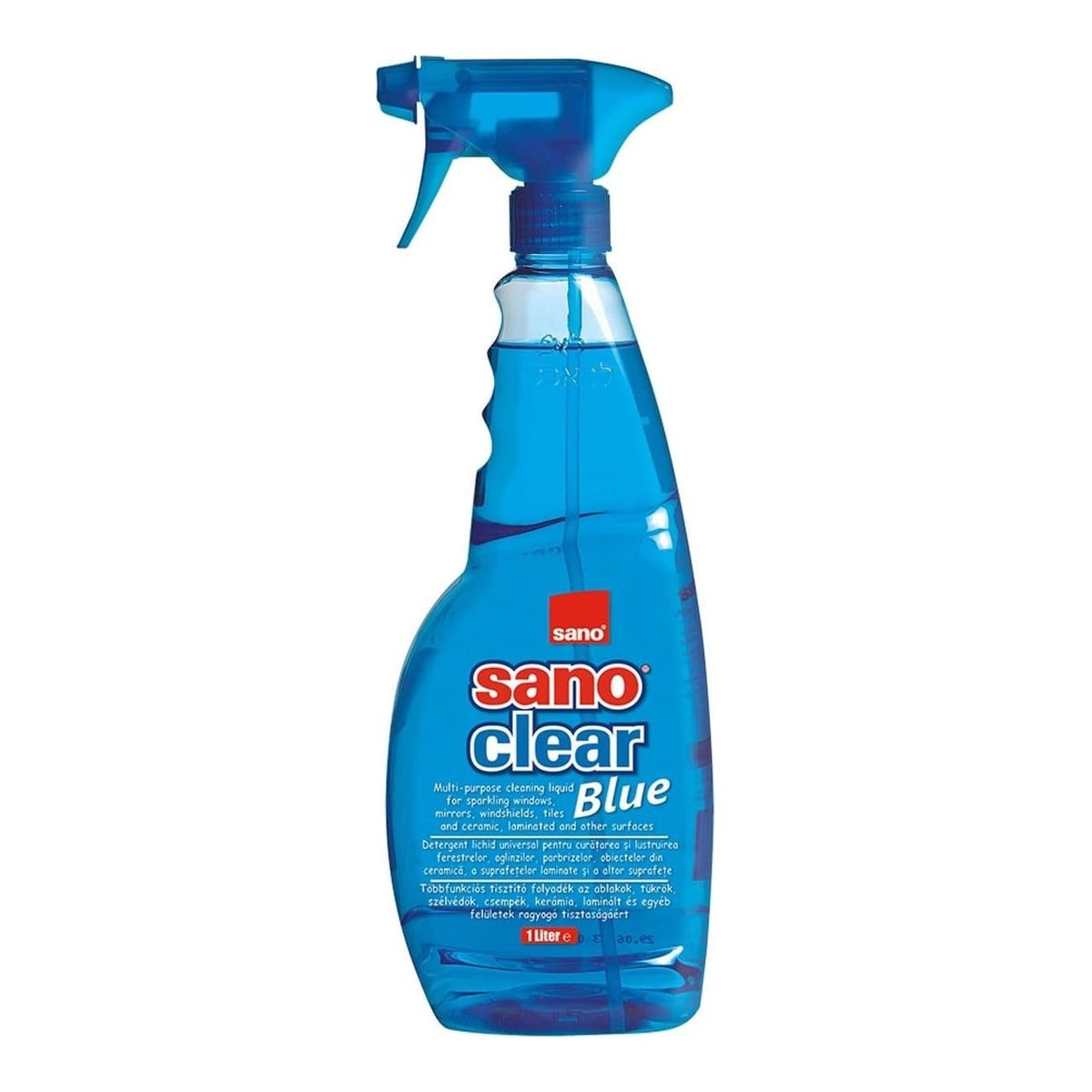 Detergent Geam Cu Pulverizator Blue 750ML Sano