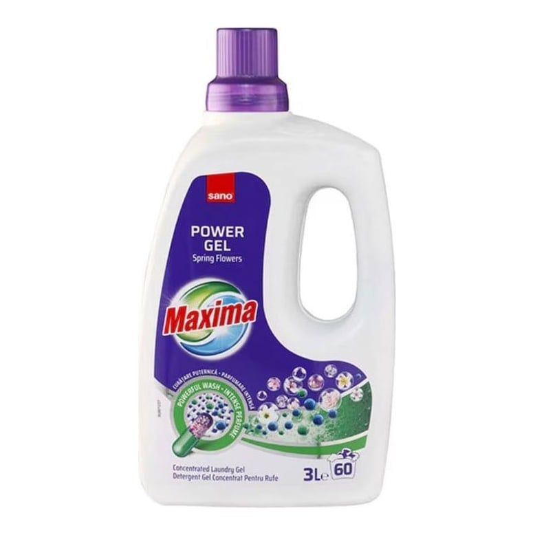 Detergent Rufe Lichid Spring Flowers 3L Sano Maxima