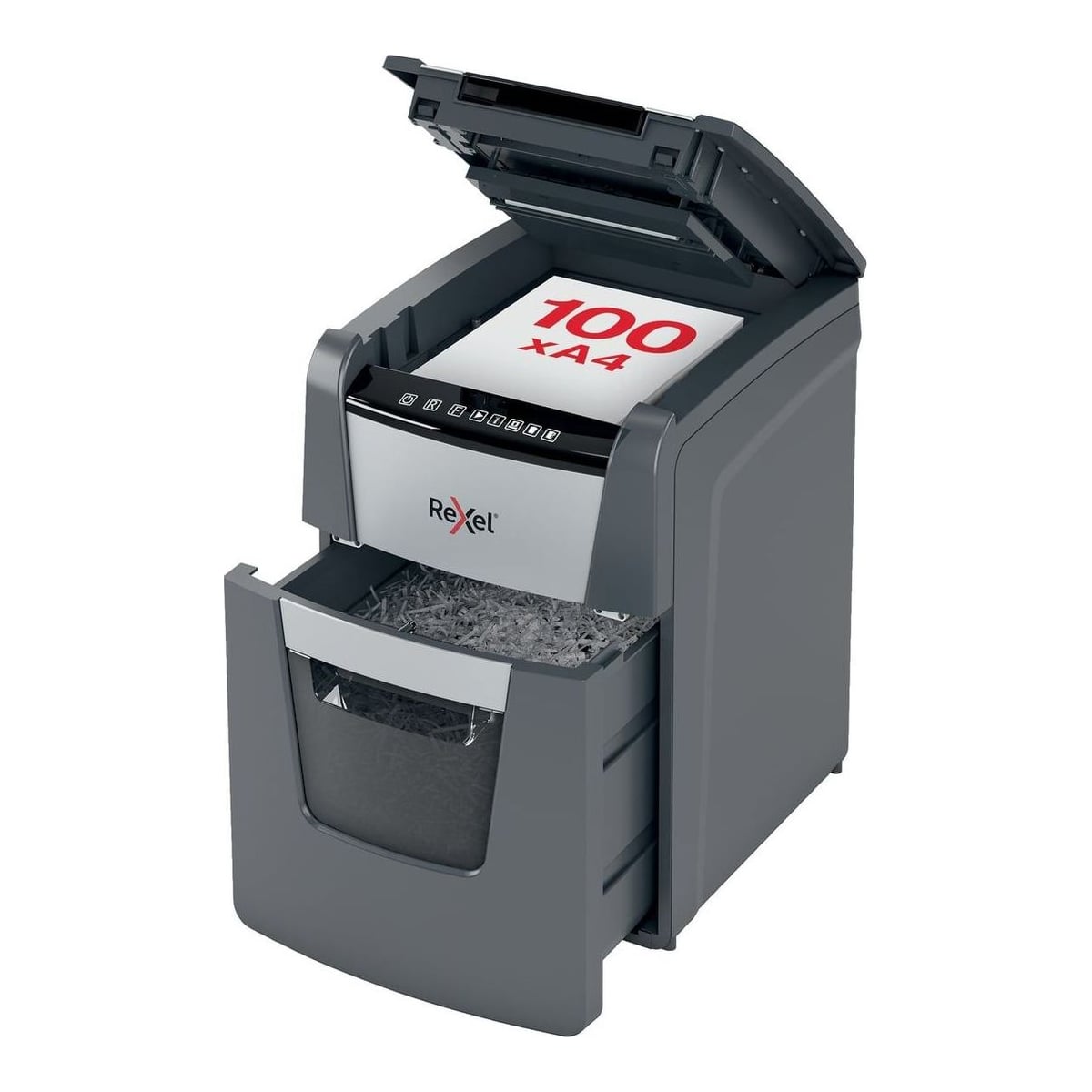 Distrugator Automat Optimum 100X P4 Cross Cut 100 Coli Rexel