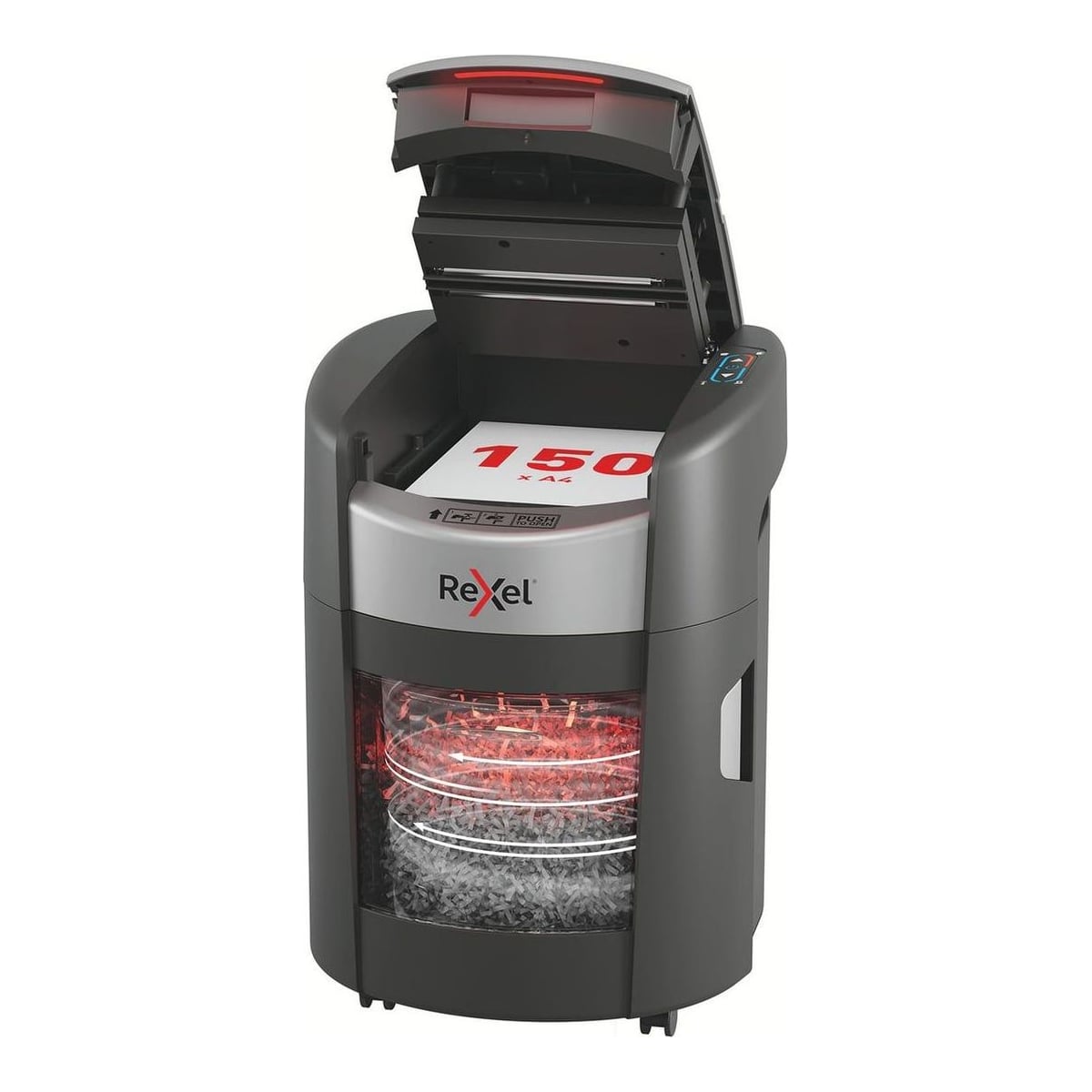 Distrugator Automat Shredmax 150X P4 Cross-cut 150 Coli Rexel