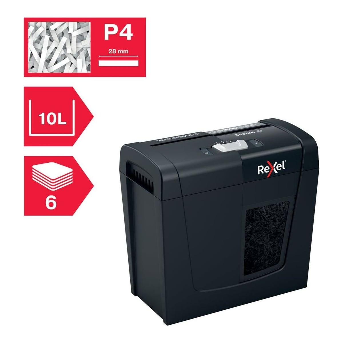 Distrugator Doc Manual Secure X6 Cross-cut Rexel