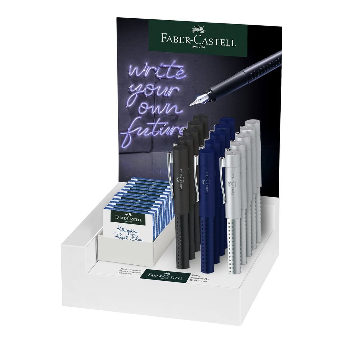Display 15 Buc Stilou Grip 2011 M 2022 Faber-castell