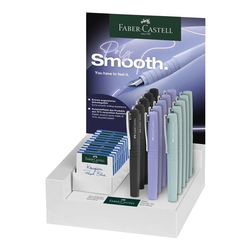 Display 15 Buc Stilou Poly Pen Faber-castell