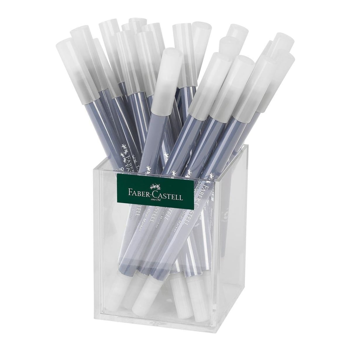 Display 20 Buc Blender Marker Solubil 2 Capete Goldfaber Aqua Faber-castell