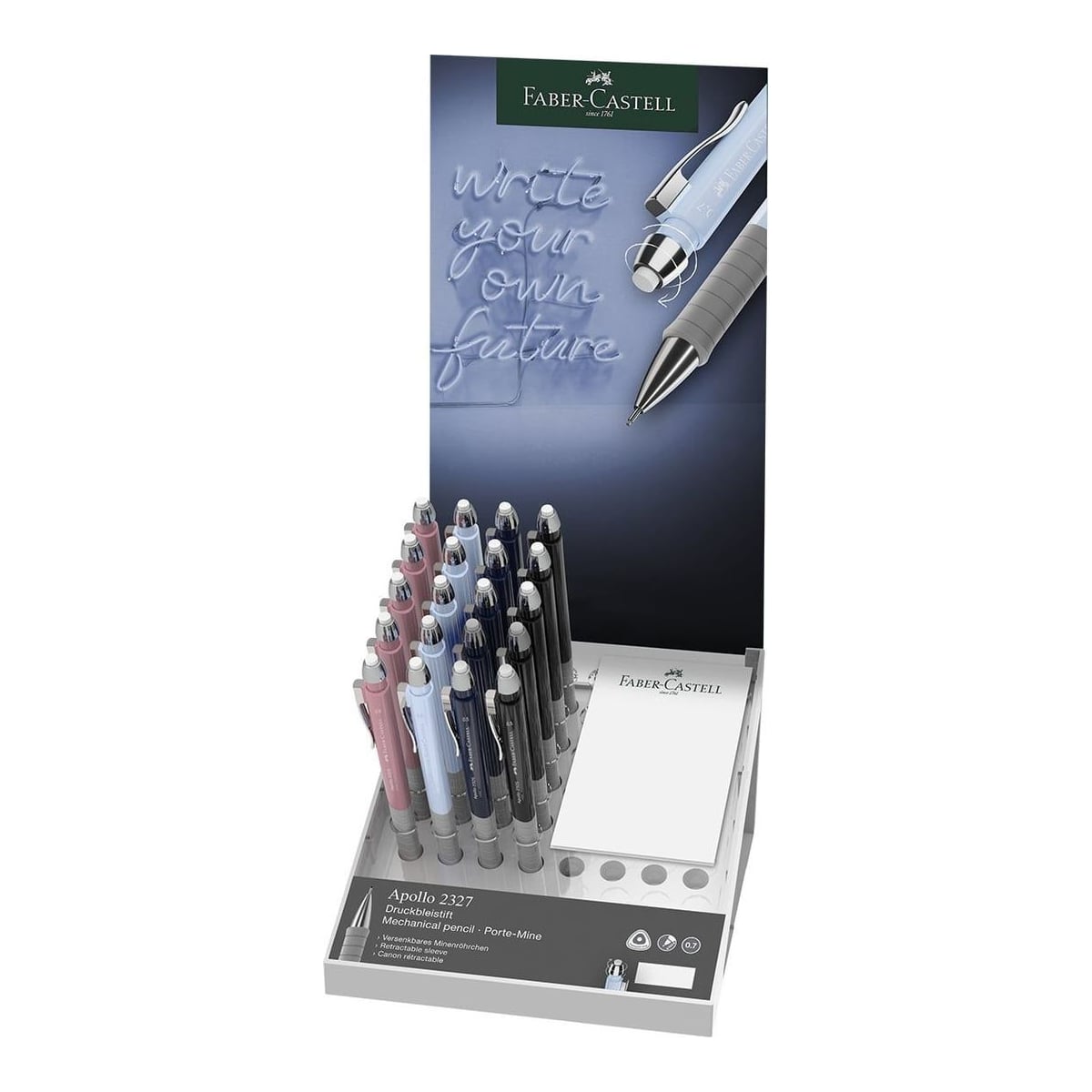 Display 20 Buc Creion Mecanic 0.5MM Apollo Faber-castell
