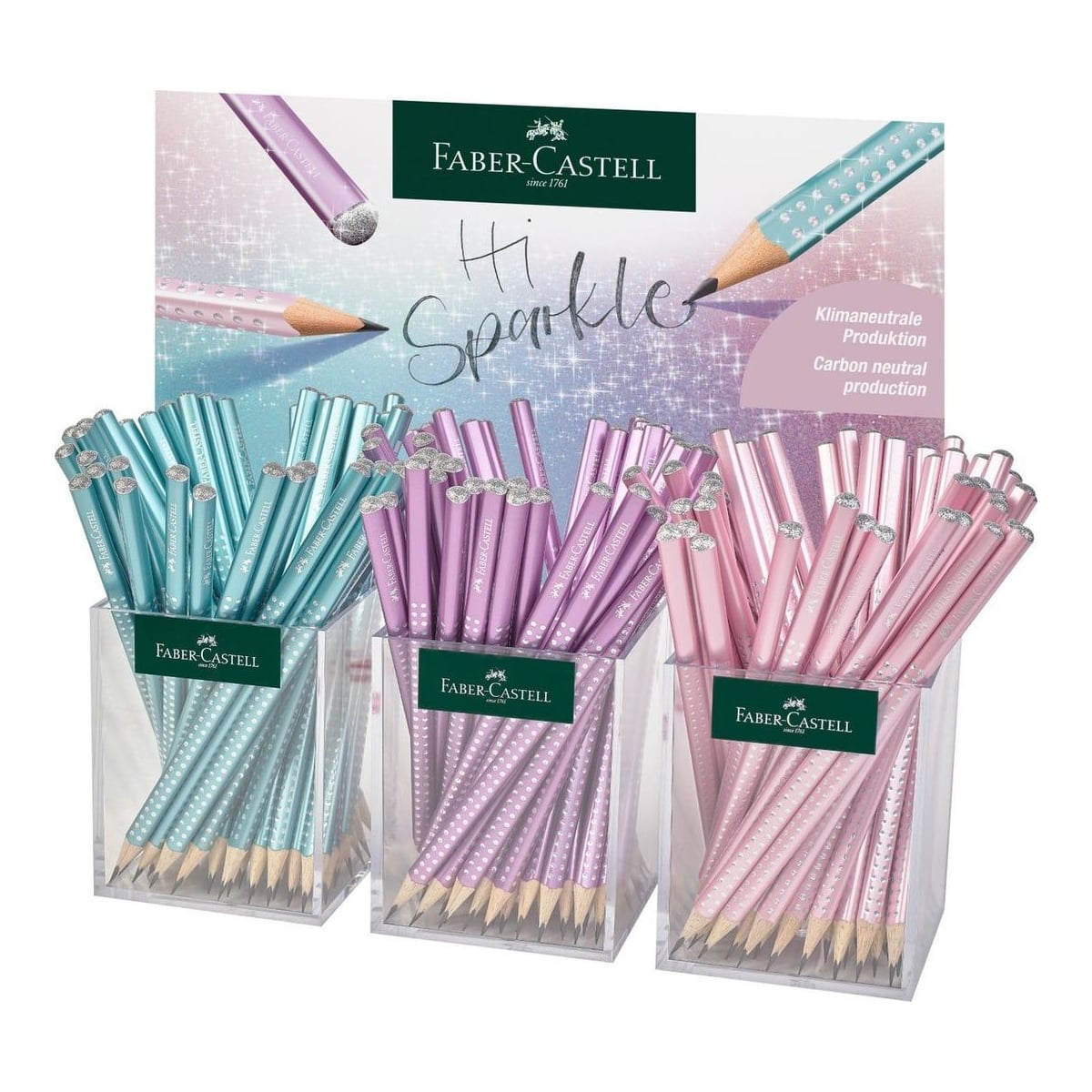 Display 3*48 Buc Creion Grafit Sparkle Spring 2023 Faber-castell