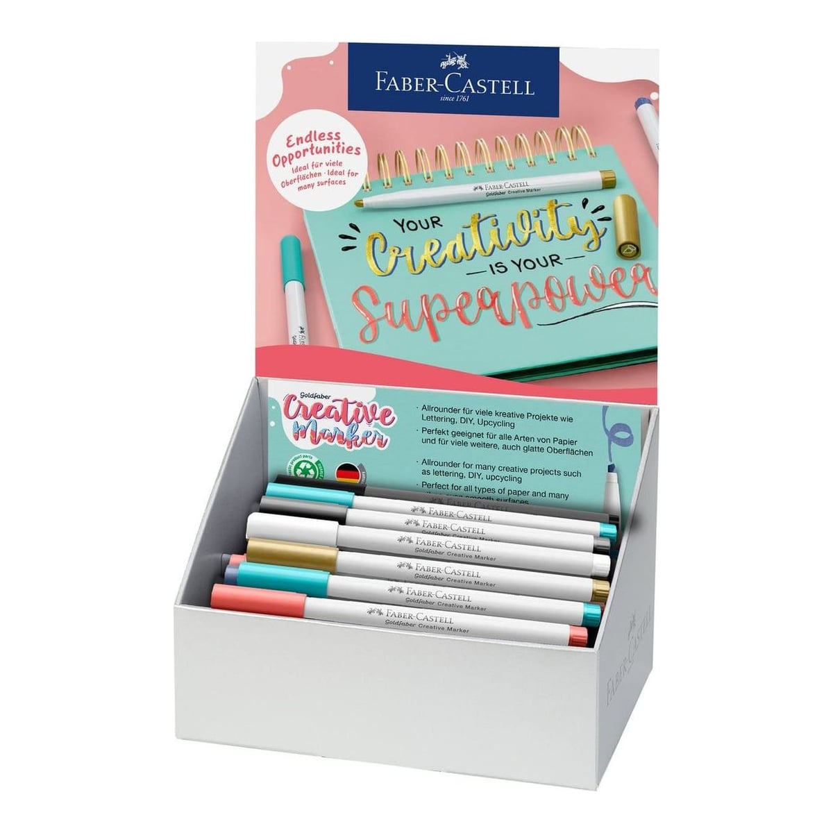 Display 50 Markere Creative Goldfaber C Faber-castell
