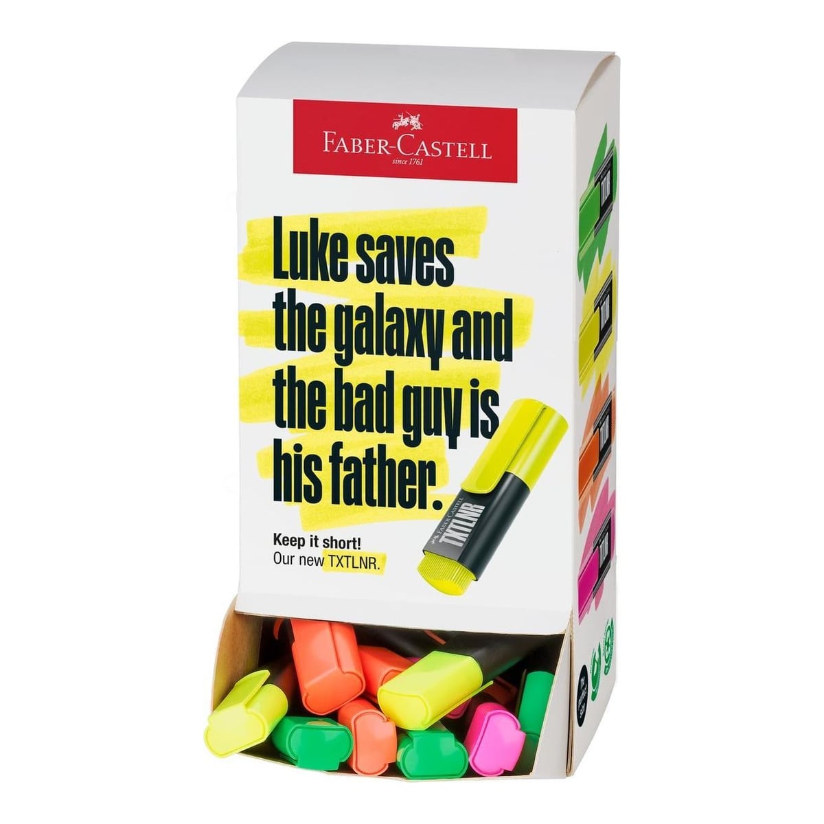 Display 60 Bucati Textmarkere Mini Superfluorescente Faber-castell
