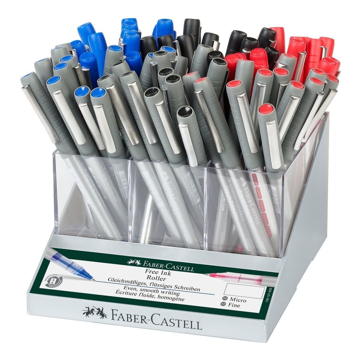 Display 72 Buc Roller Free Ink 0.5/0.7 Mm Faber-castell