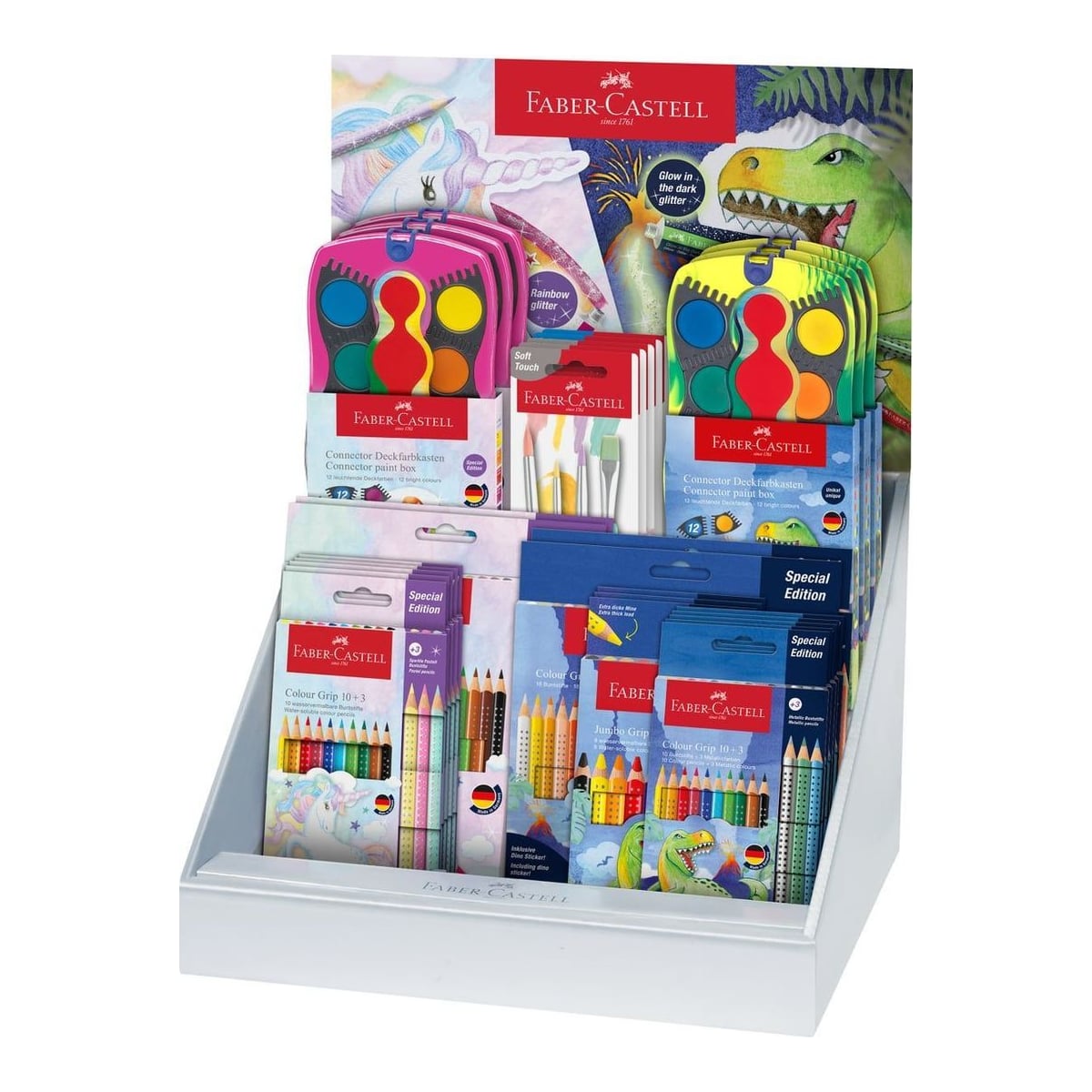 Display Concept Unicorni Si Dinozauri 2024 Faber-castell