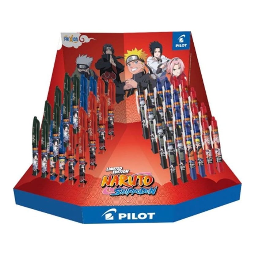 Display Echipat Roller 0.7 Mm Naruto Frixion Pilot
