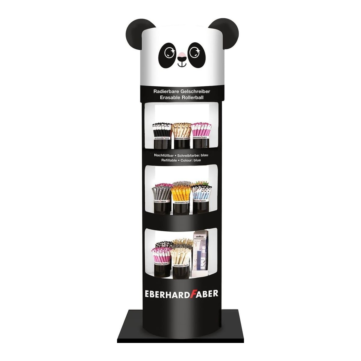 Eberhard Faber Display Podea Concept 648 Rollere 0.7MM Albastru Erasable 2025 Panda
