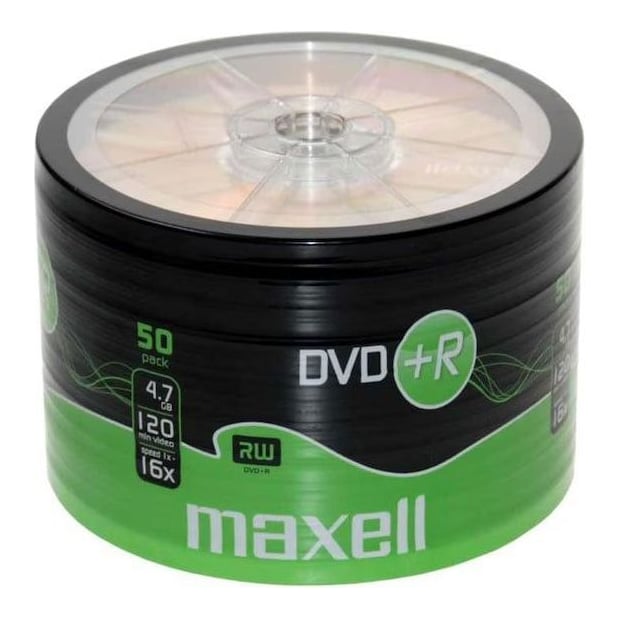 Dvd+r 50/Set Maxell 4.7 GB 16X Shrink