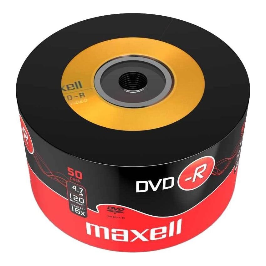 Dvd-r 50/Set 4.7 GB 16X Shrink Maxell