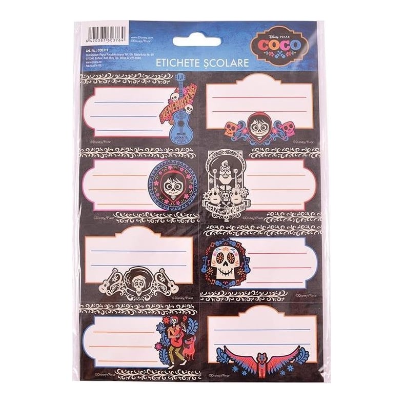 Etichete Scolare 40/Set Coco Pigna