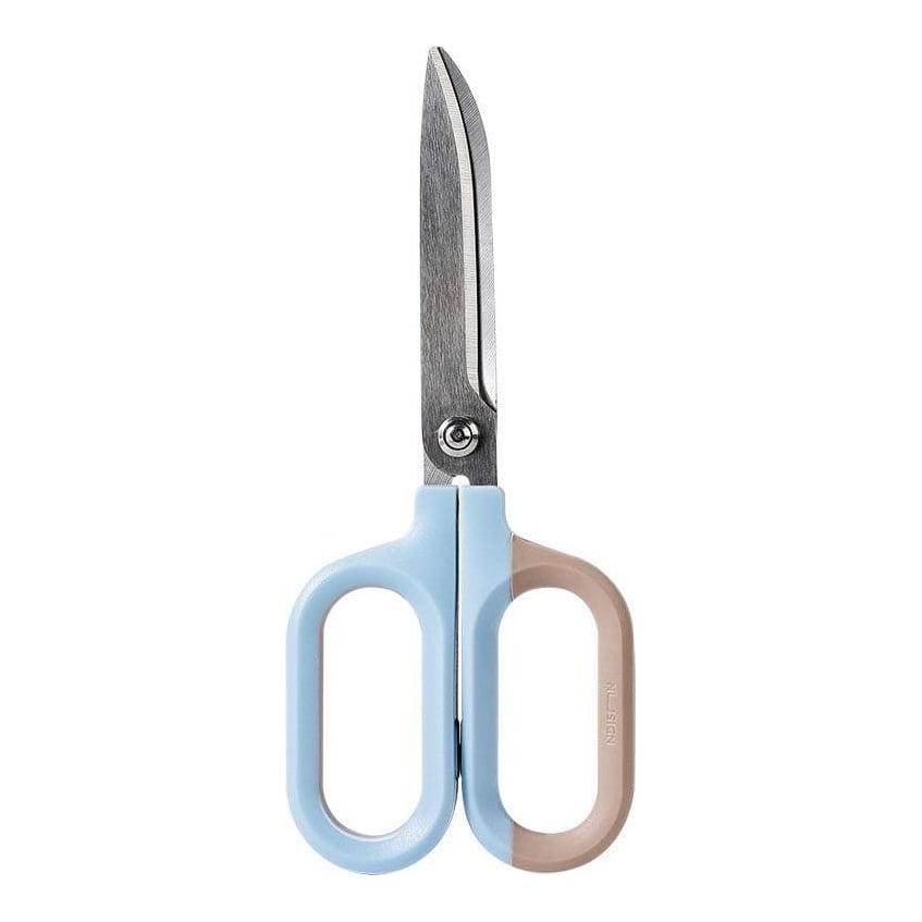 Foarfeca Birou 18CM Bicolora Bleu-crem Nusign Deli