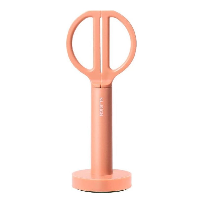 Foarfeca Birou Cu Suport 18CM Roz Nusign Deli