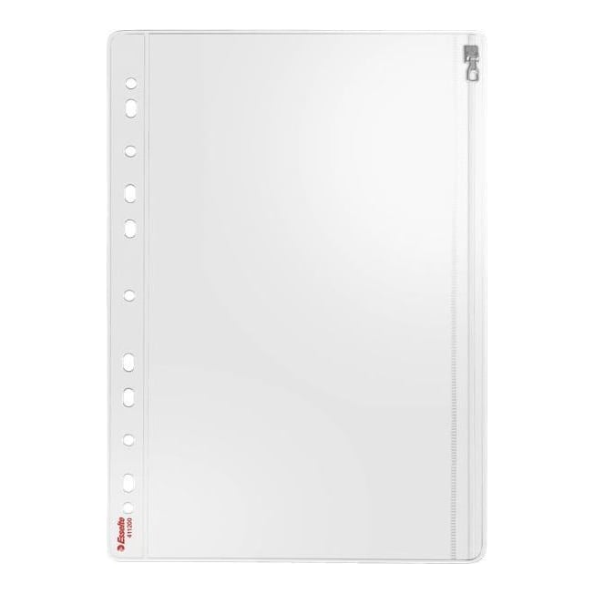 Folie Protectie A4 Cu Fermoar 200 Microni 5/Set Esselte
