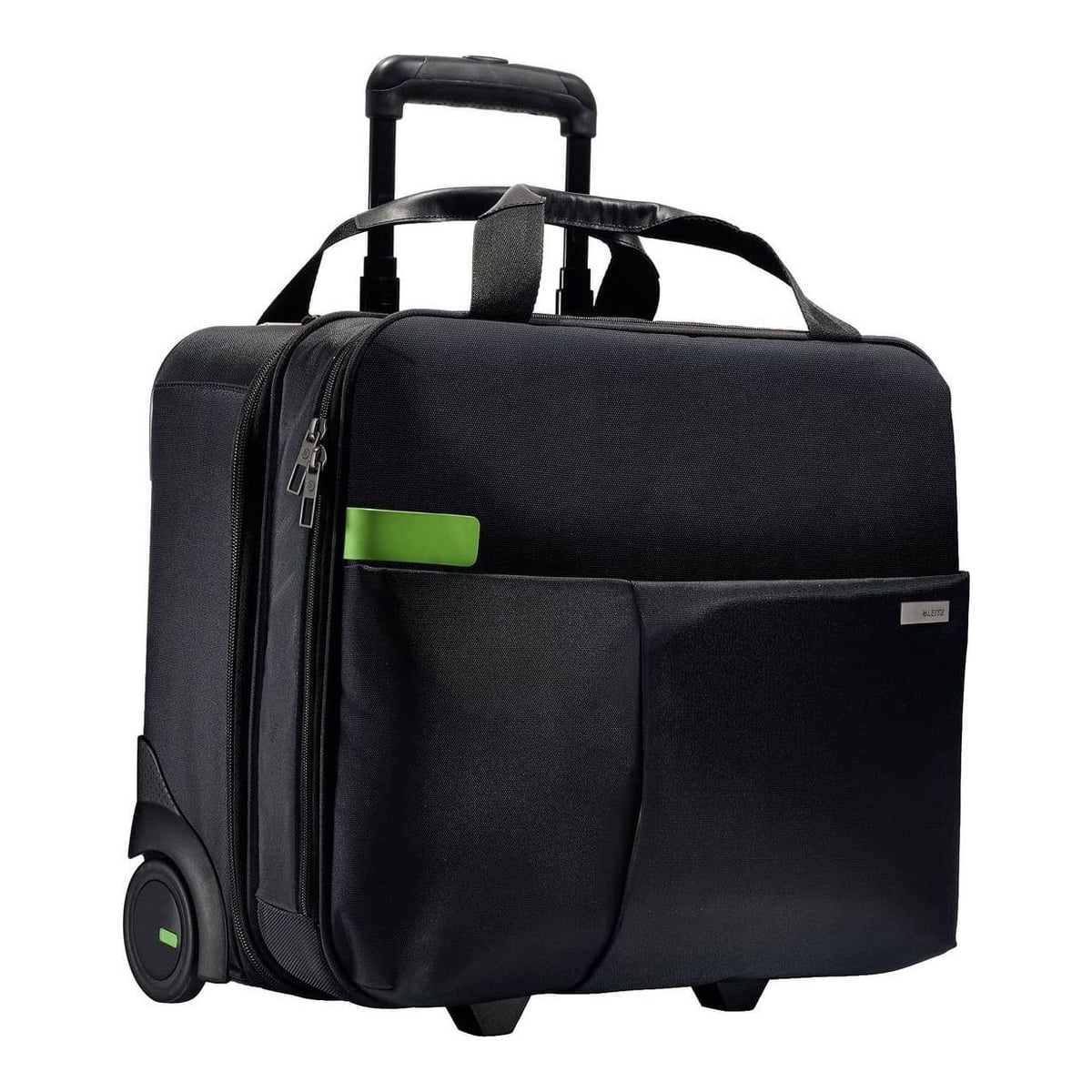 Geanta Cu 2 Rotile Neagra Smart Traveller Leitz