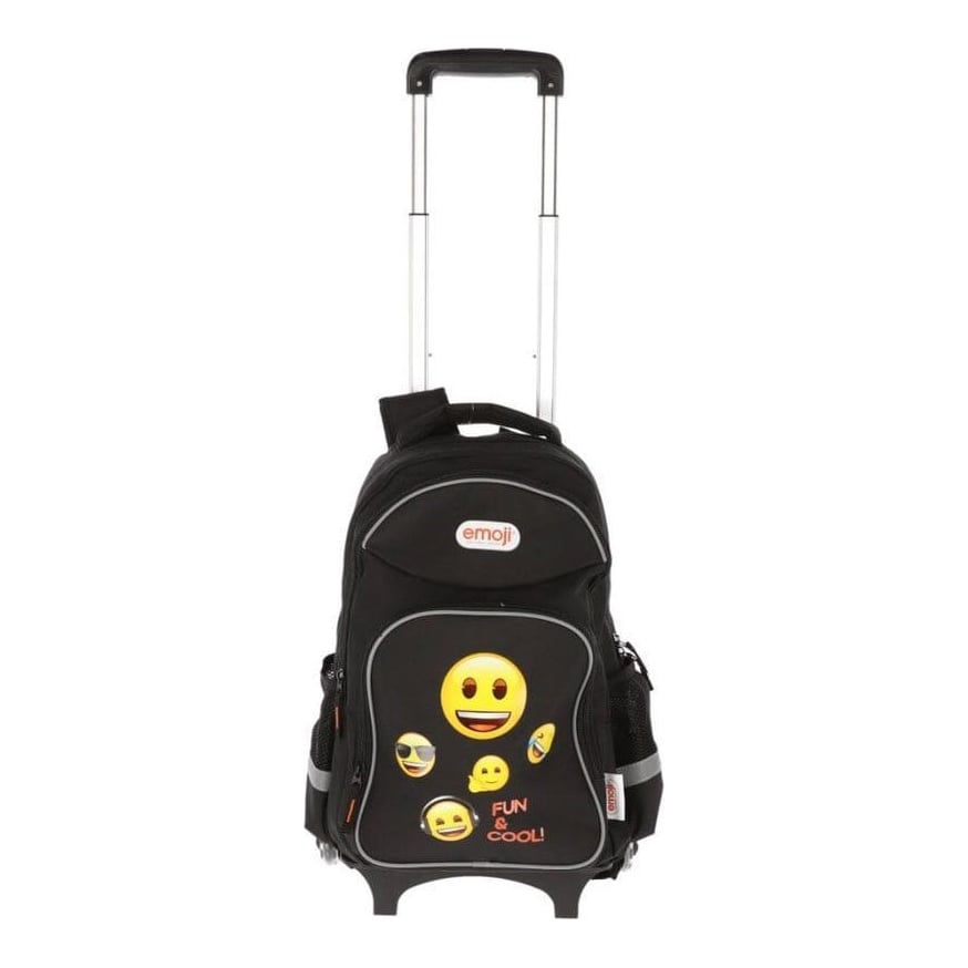 Ghiozdan Troller Clasele I-iv Emoji Negru Pigna
