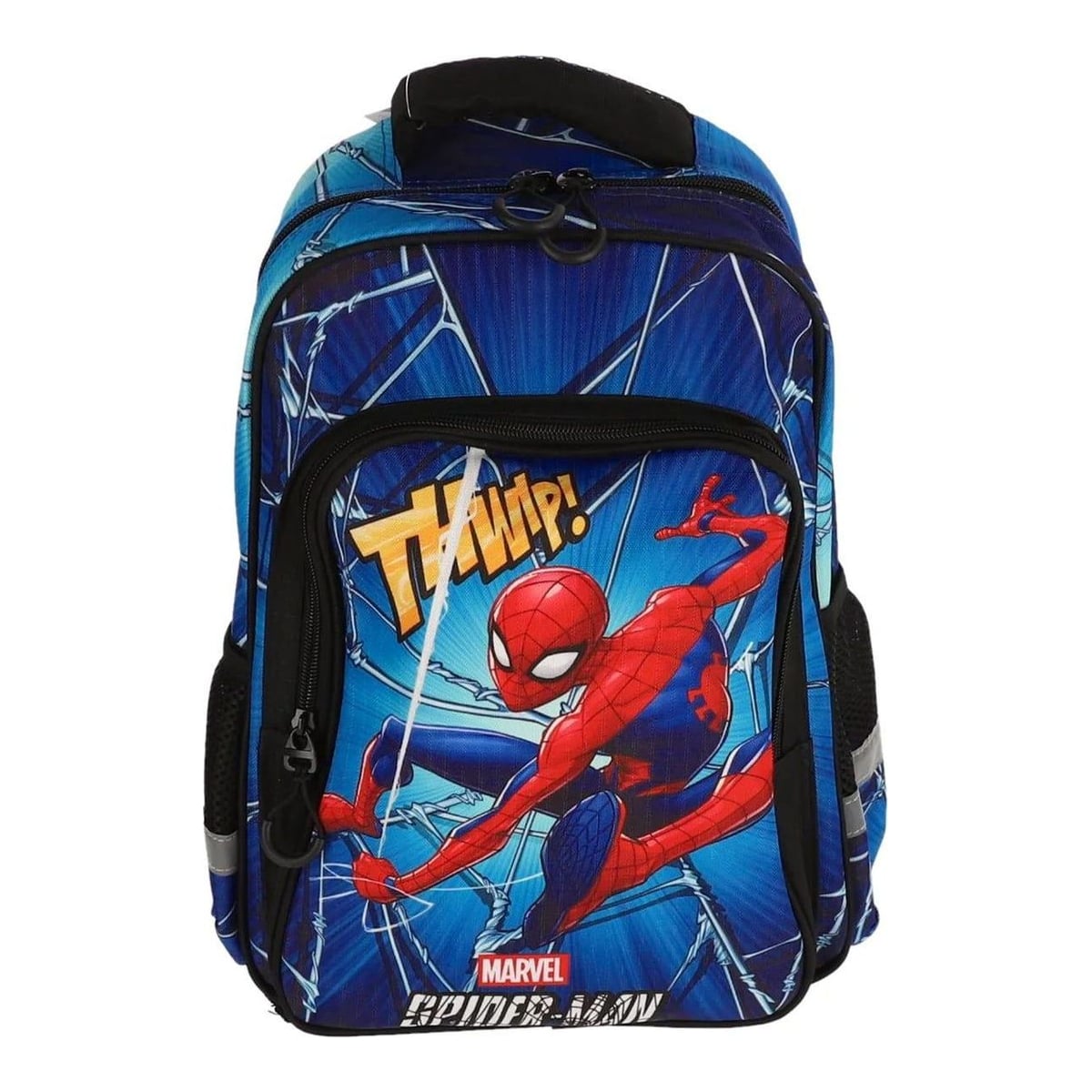 Ghiozdan Clasa 0 Spiderman Albastru 2 Fermoare Pigna