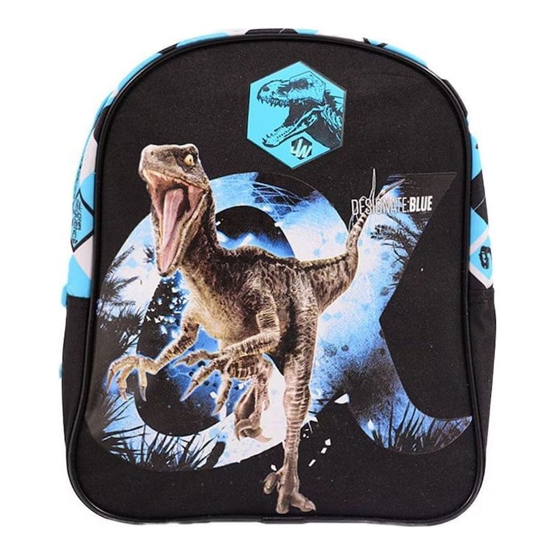 Ghiozdan Gradinita Mini Jurassic World Negru Albastru Pigna