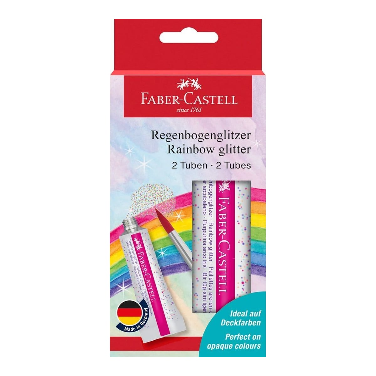 Glitter Rainbow Set 2X12 Ml Faber-castell