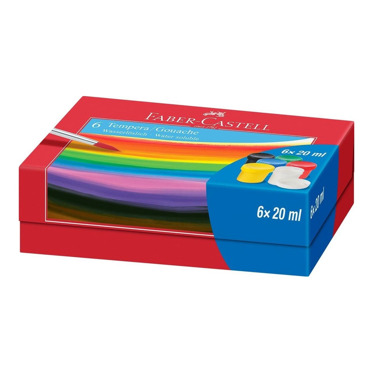 Guase 6 Culori 20ML Faber-castell