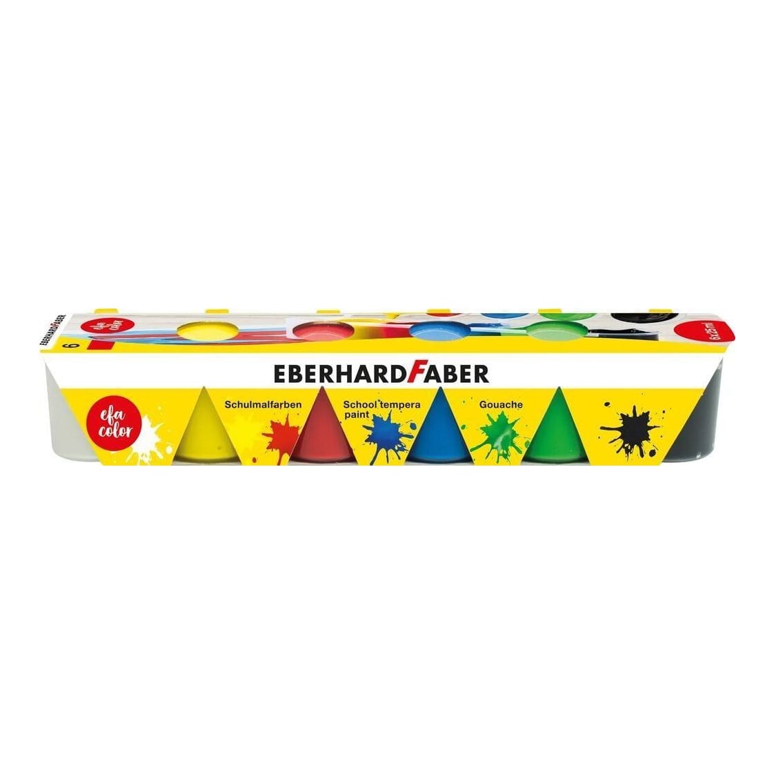 Guase 6 Culori 25 Ml Standard Eberhard Faber